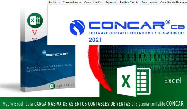 CARGA MASIVA DE ASIENTOS CONTABLES DE VENTAS DESDE EL EXCEL HACIA EL CONCAR CB o SQL